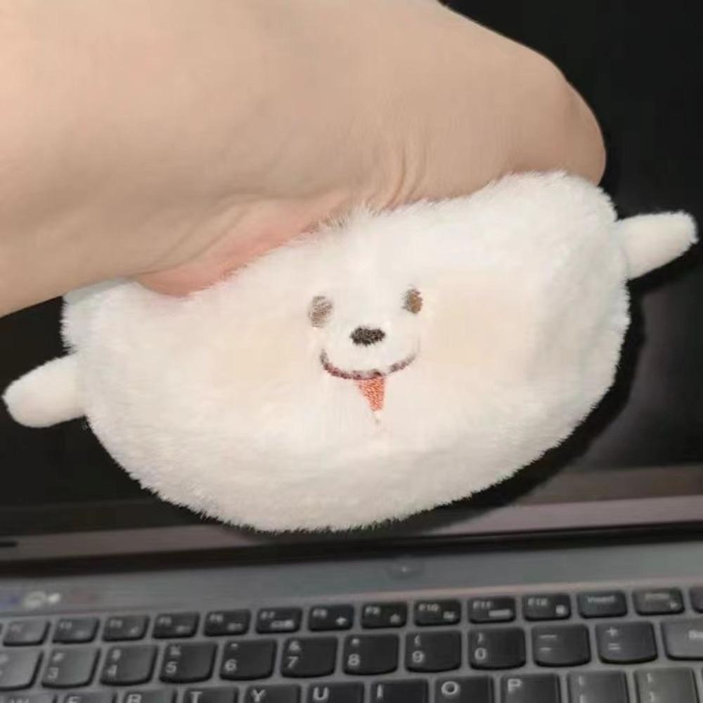 

Dog Samoyed Plush Keyring Put Tongue Samoyed Doll Plush Keychain Kid Girl Boy Samoye