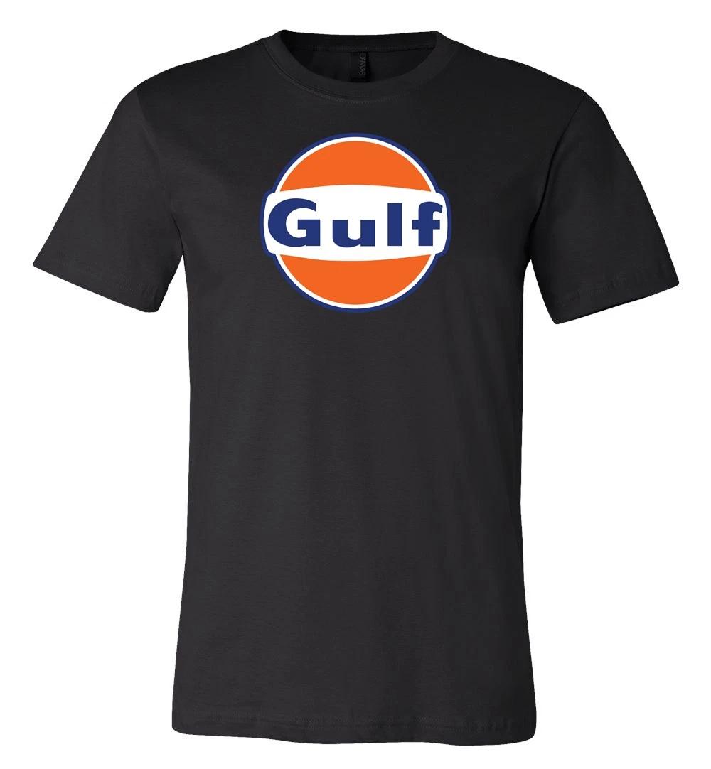 Gulf Oil Racing Main Logo shirt 6 Sizes S-5XL! Fast Ship! 2XL