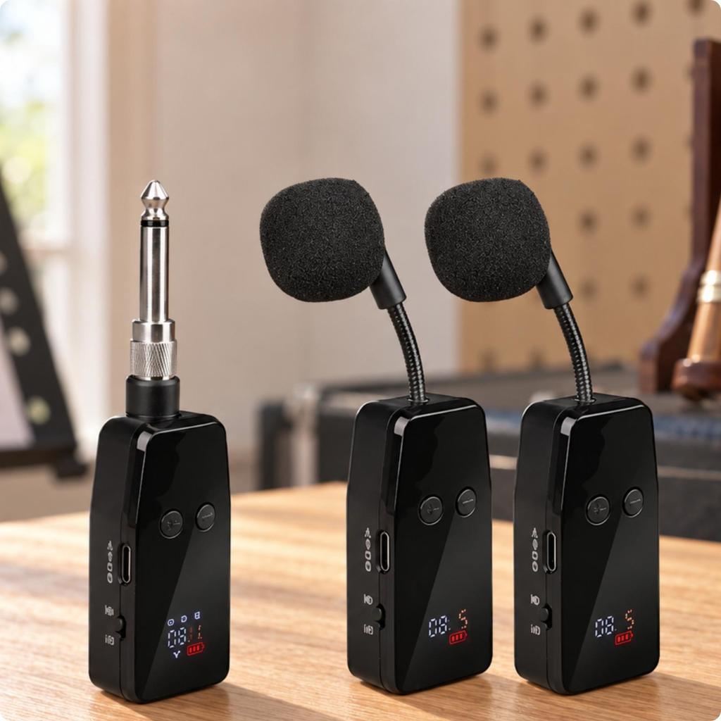 Instrument and Vocal System Long Runtime Gooseneck Foldable Audio