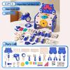 Kids' Pretend Play Repair Tool Box with Electric Drill and Screws