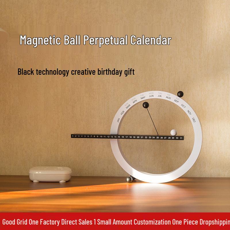 Magnetic Ball Wall Calendar: Creative Home Décor for Living Rooms & Bedrooms