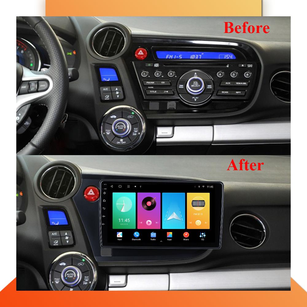 Android Carplay Car Radio For Honda Insight 2009-2014 Multimedia Player Head Unit Stereo GPS Navigation BT WIFI 2+32GB