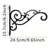Heavy Duty Versatile Bird Pattern Metal Plant Hangers Hook Support Ideal For Decorating Homes Offices And Garden Spaces