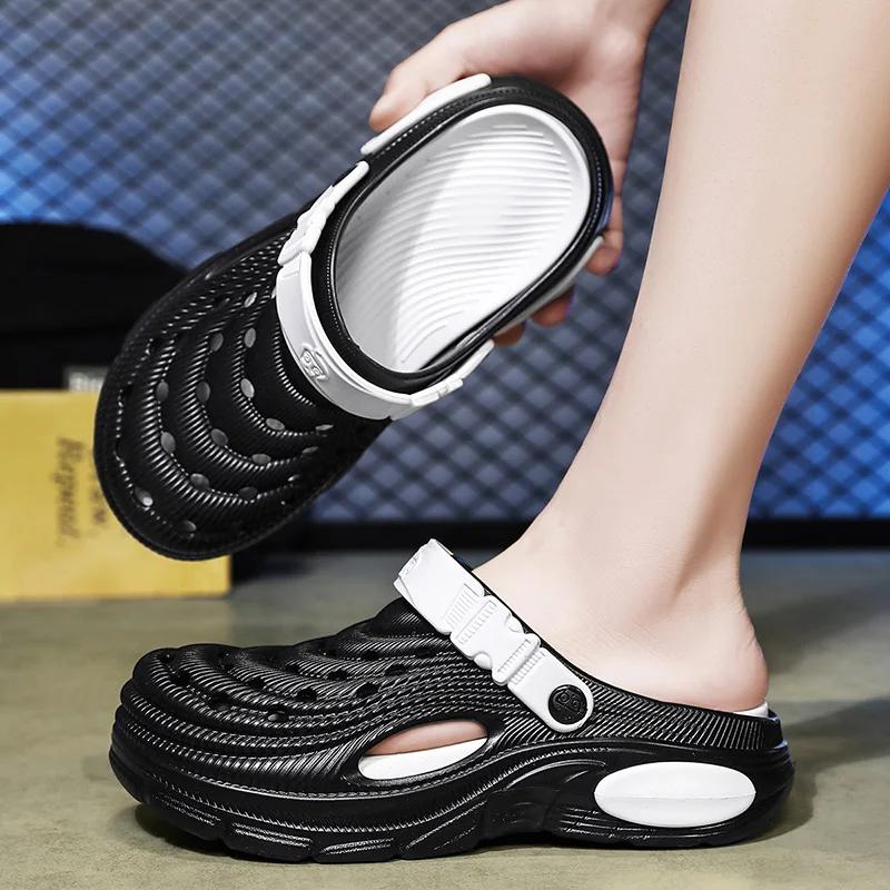 Flat Sandals Men Shoes Slippers Men Garden Platform Sandals Man Summer Sandals Male Sneakers Outdoor Flip Flops Home Clogs