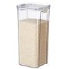 460/700/950/1300/1800ML Kitchen Sealed Storage Box Airtight Moisture-proof Lock Leakproof Dustproof Transparent Rice Cereal Milk