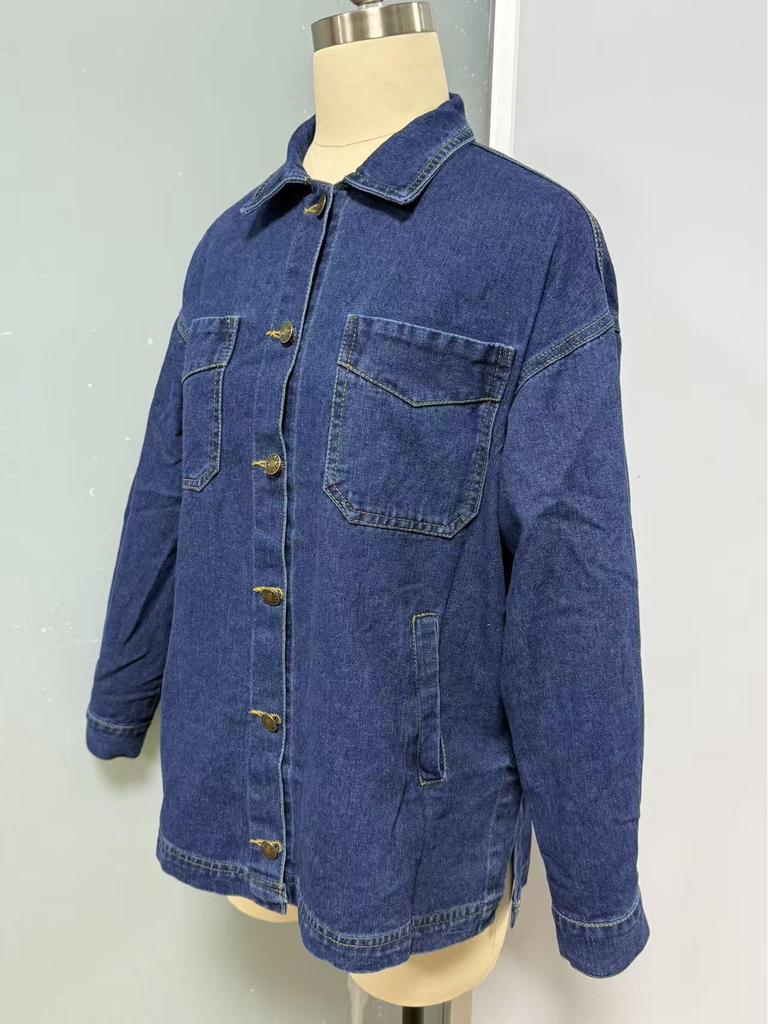 European & American Women's Spring Denim Jacket - Loose Fit