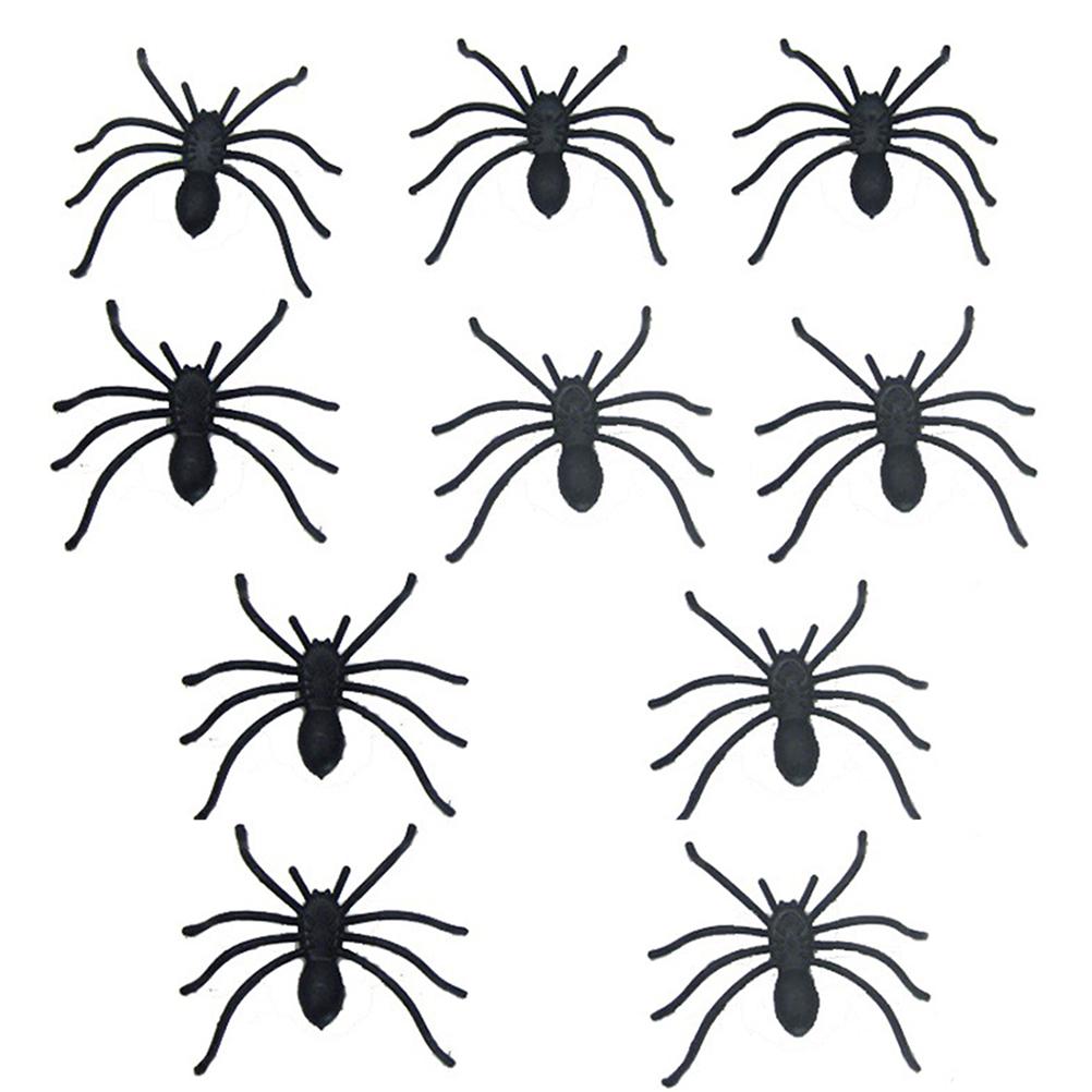 

10шт Хэллоуин Моделирование пауков Страшные пауки Реквизит для Хэллоуина Декор