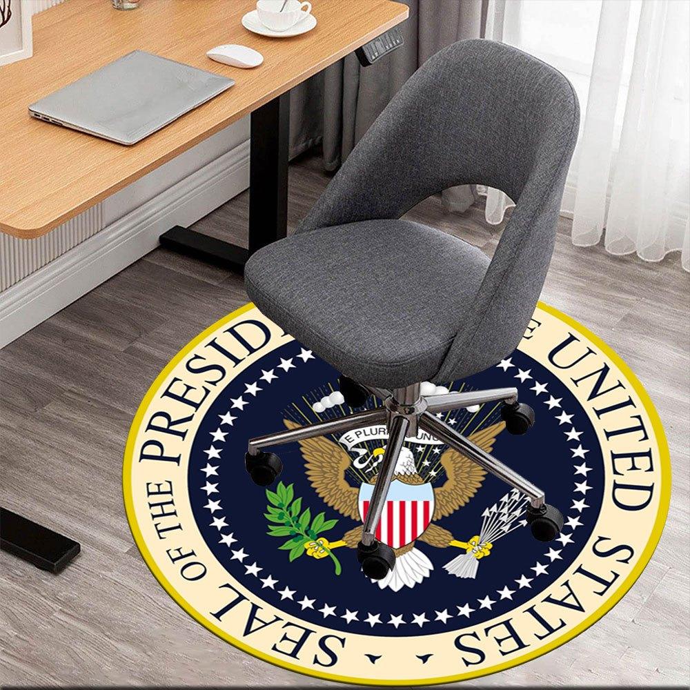 

Official Presidential Seal Sticker - Authentic Design for Cars, Laptops, or Any Smooth SurfaceRound Non-Slip chair mat chair carpet for office Rugs fo 80cm by 80cm