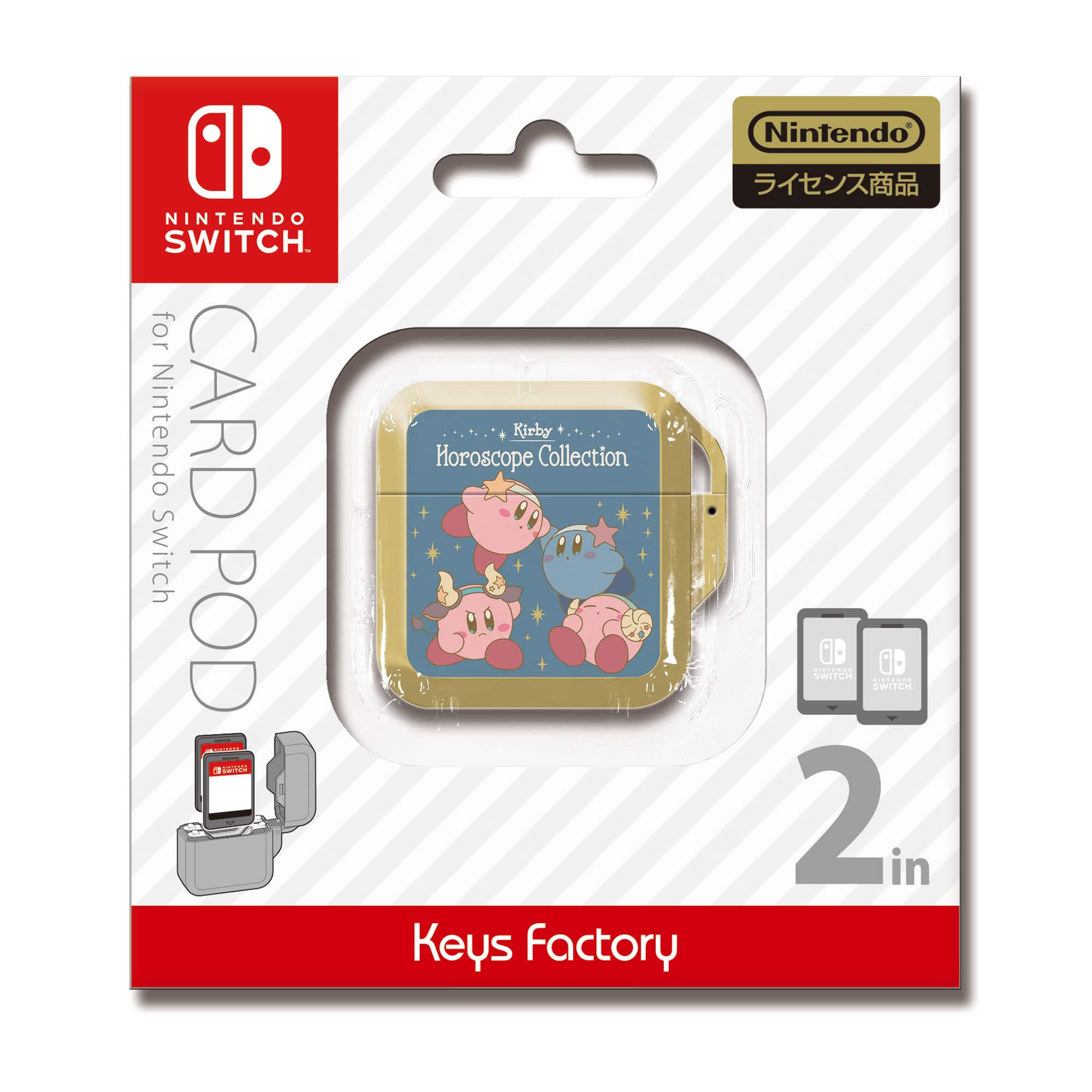 

Ліцензований Pod для карток Dream Land для Nintendo Switch KIRBY Колекція Гороскоп [Продукт Nintendo] Кірбі s (ДО)