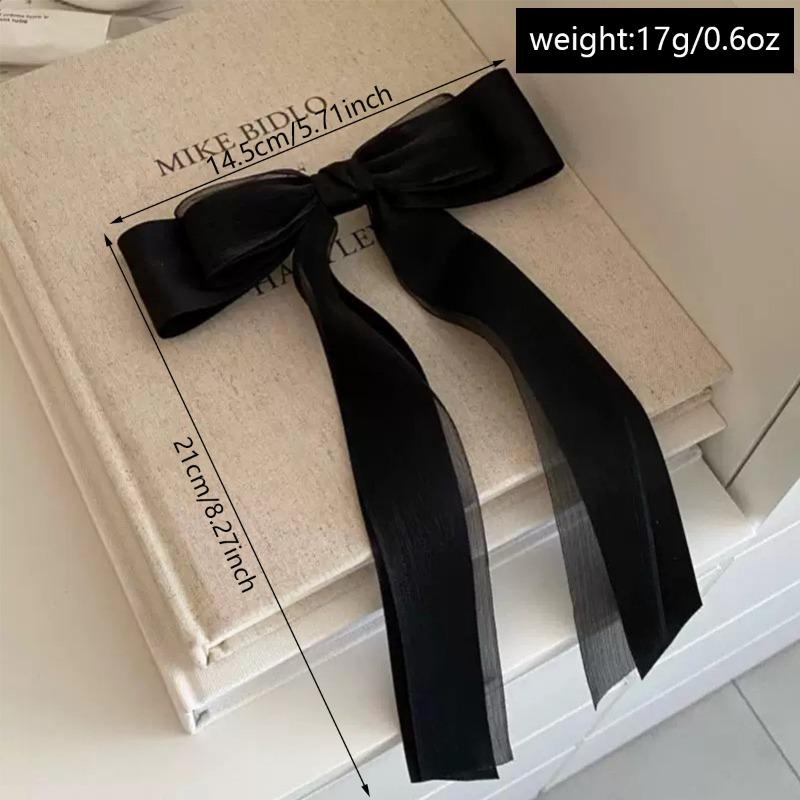 

Ретро черная лента бант стример заколка темперамент простая высококлассная заколка женские аксессуары для волос