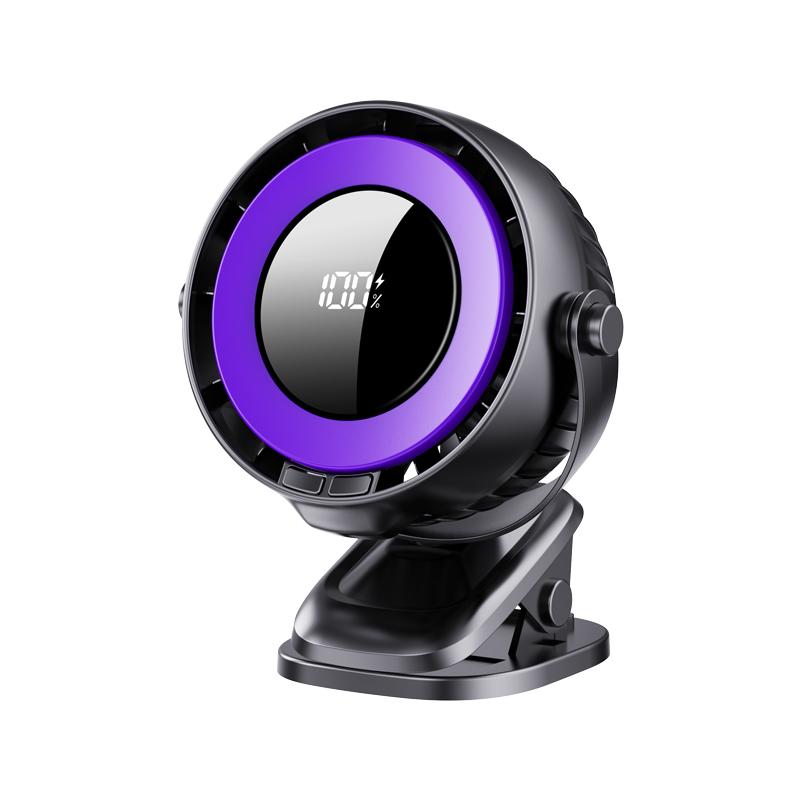 3-in-1 Multifunctional Home Desktop Fan No-Punch Wall Mount Fan Outdoor Camping Ceiling Fan Quiet USB Rechargeable 5 Wind Speeds