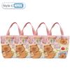 1-20PCS Cartoon Canvas Bag Novelty Tote Bag Kapibara Inner Daily Large Capacity Shoulder Bag Cartoon Capybara Kawaii Hand Bags