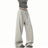 2025 Autumn Korean Style Men Pantalons Men Fashion High Waist Stripe Pants Male Casual Streetwear Straight Trousers S-2Xl