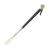 Metal Alloy Lion & Horse Head Zodiac Solid Wood Long Shoehorn