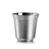 Tazza da Espresso in Acciaio Inossidabile a Doppia Parete Isolata, Tazza da Caffè per Capsule, Tazza Demitasse in Metallo per Casa Interno o Esterno