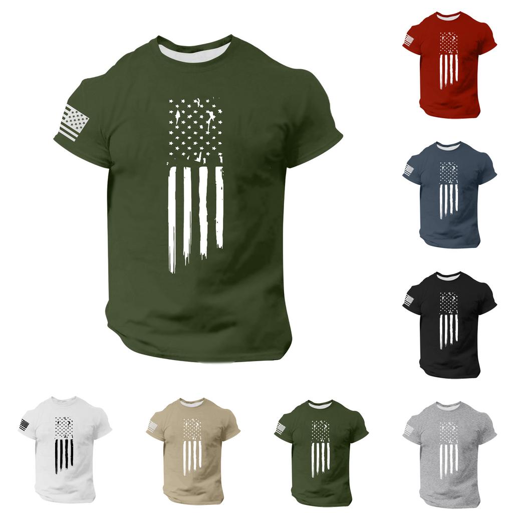 T-shirt da uomo T-shirt Grafica Testo Stampa 3D Street Casual Manica Corta Abbigliamento Stampato Basic