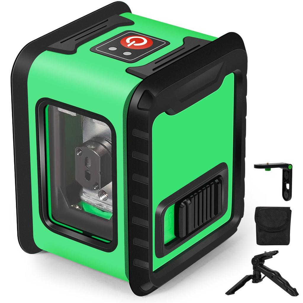 Hongsheng Green Laser Cross Line Level: Mini, High Precision, Strong Light