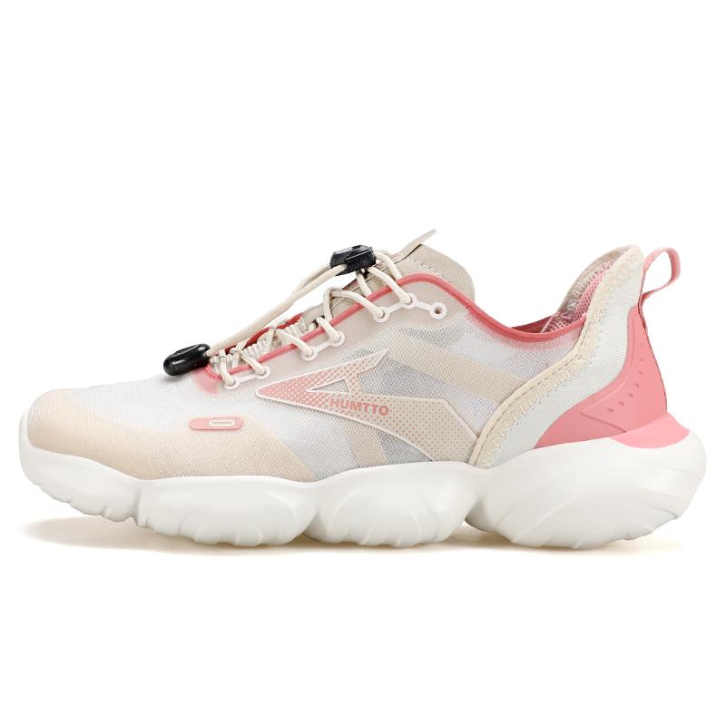 HUMTTO Женская обувь Дышащие женские теннисные туфли на плоской подошве Спортивная обувь для женщин Роскошные дизайнерские кроссовки для бега Черные повседневные кроссовки 36 бежевыйрозовый 4944₽