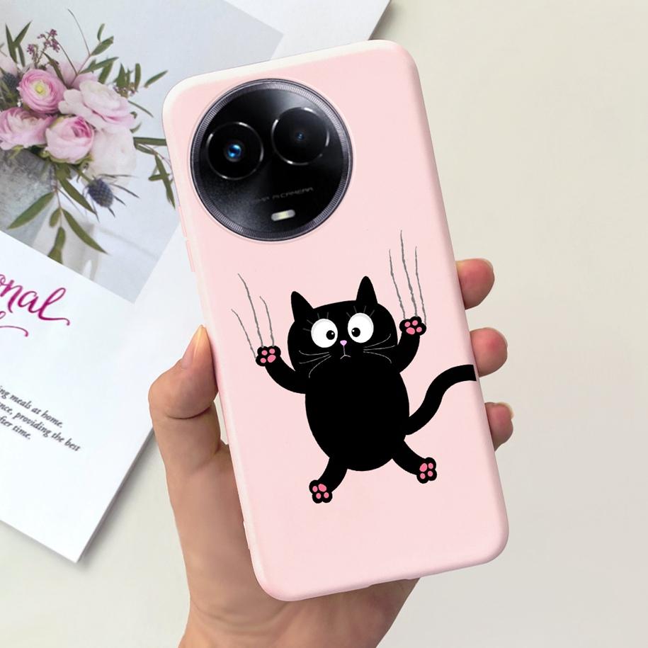 Shockproof Case For Realme 11 5G / Realme 11X Phone Cover Fashion Girls Soft Silicone Funda For Realme11 11 X 2023 RMX3785 Coque