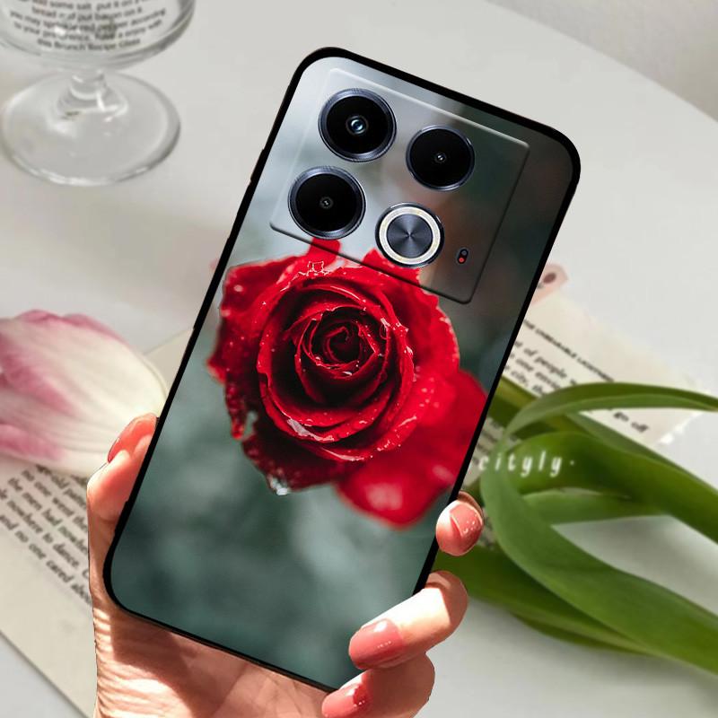 For Infinix Note 40 Case animal Silicone Soft TPU Back Covers For Infinix Note 40 Pro 4G 5G 40 Pro Plus Case Protective Funda