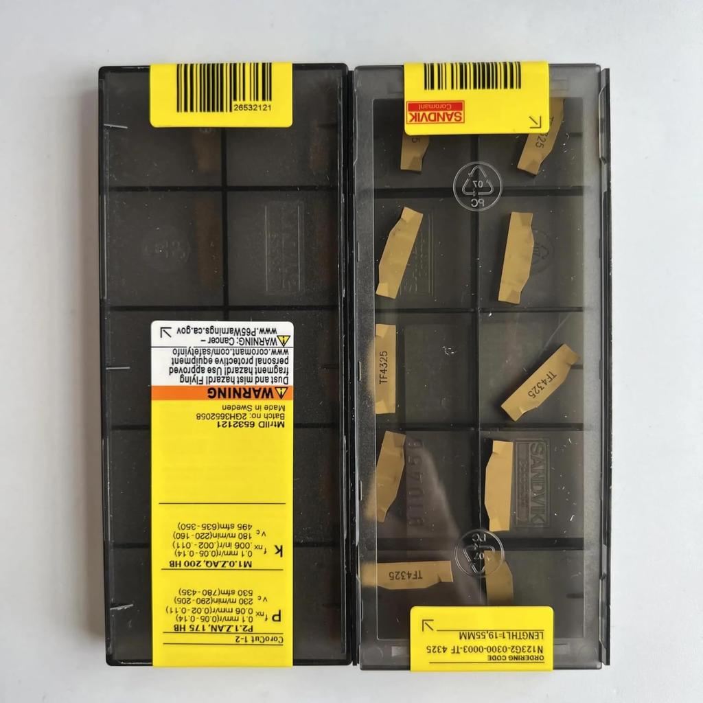 Originální Sandvik / N123G2-0300-0003-TF 4325 / Karbidová čepel pro CNC soustruh 10 ks