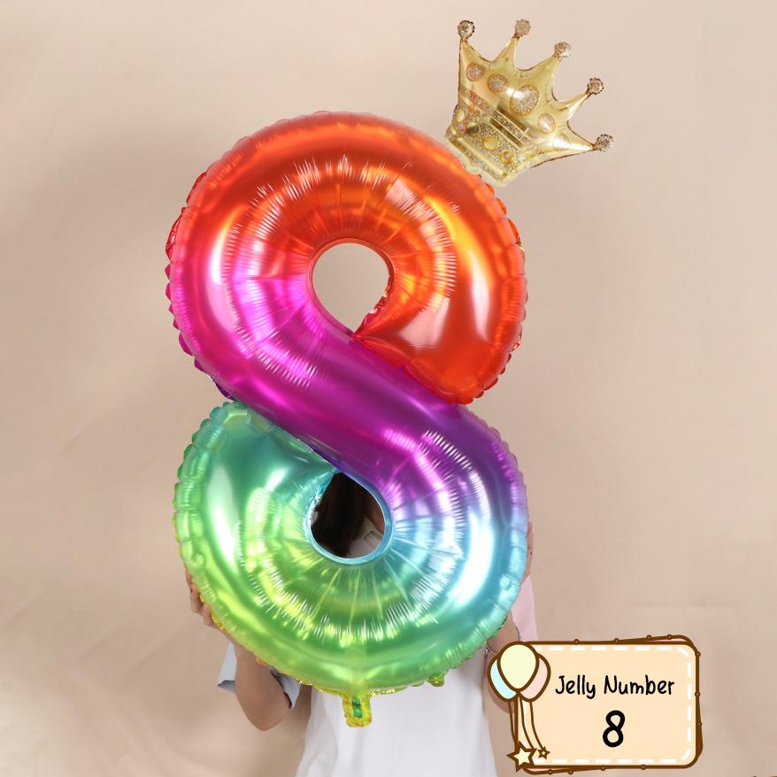 Sweet Donut Ice Cream Cake Foil Balloons Love Helium Balloon Baby Shower Birthday Party Decoration Kids Toy Digital Figure Globo