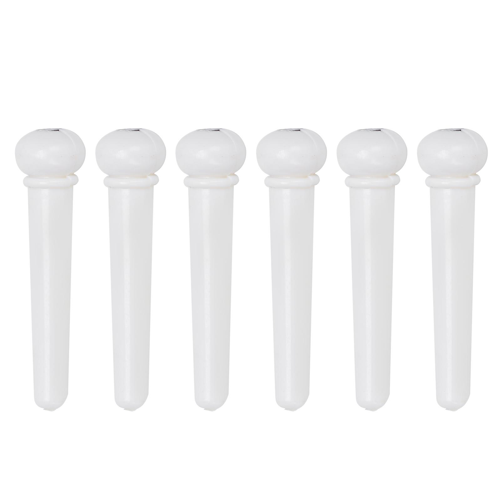 

6 шт. пластиковых штифтов для акустической гитары, сменные колки, аксессуары для струнных инструментов