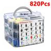 820/925Pcs Car Buckle Boxed Kit Bumper Screw Repair Rivet Fastener Auto Pry Tools For Universal Car Interior Body Parts Set