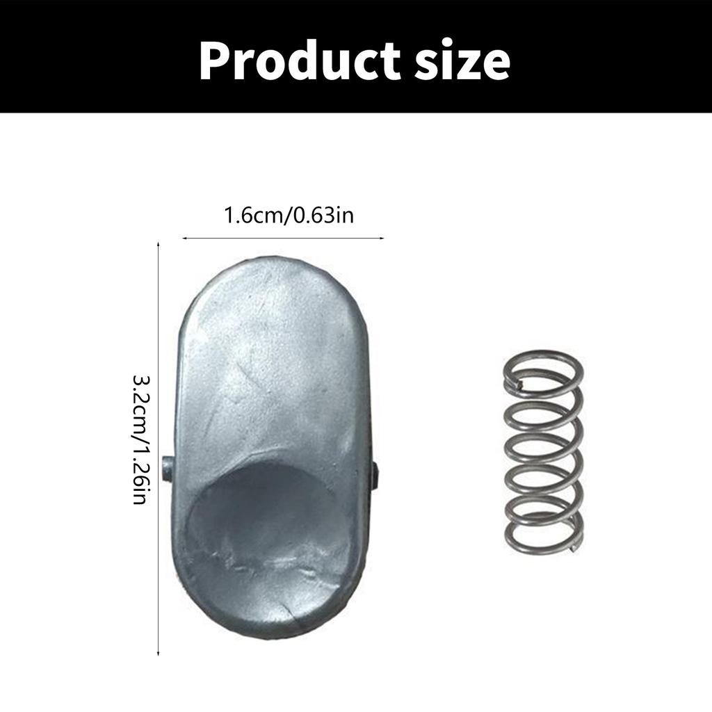 2 Set Replacement Silver Tool Catch Vacuum Cleaner Part Dust Bucket Button Suitable for Various Models Vacuum Cleaner