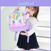 Trendy Gender-neutral Kids Backpack With Fun Cartoon Design Oxford Cloth Material