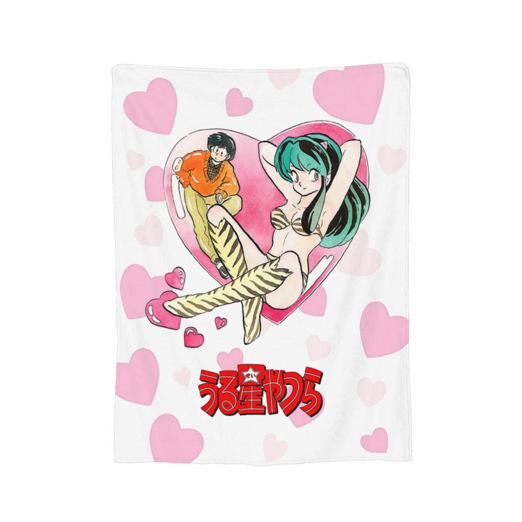 Lum Urusei Yatsura Blankets Velvet Printed Anime Portable Lightweight Throw Blankets for Bedding Office Bedding Throws