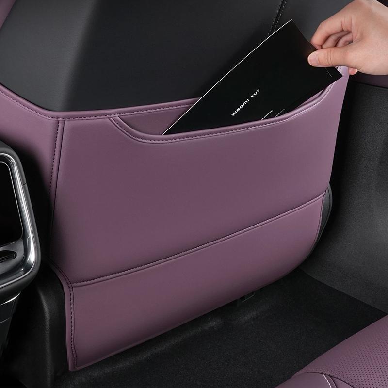 For Xiaomi SU7 2026 Rear Seat Leather Anti Kick Protection Pad Interior Accessories