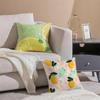 Pastoral simple Handdrawn lemon Cushion Cover Throw Pillow Cover Hidden Button Durable Polyester Chair Cushion