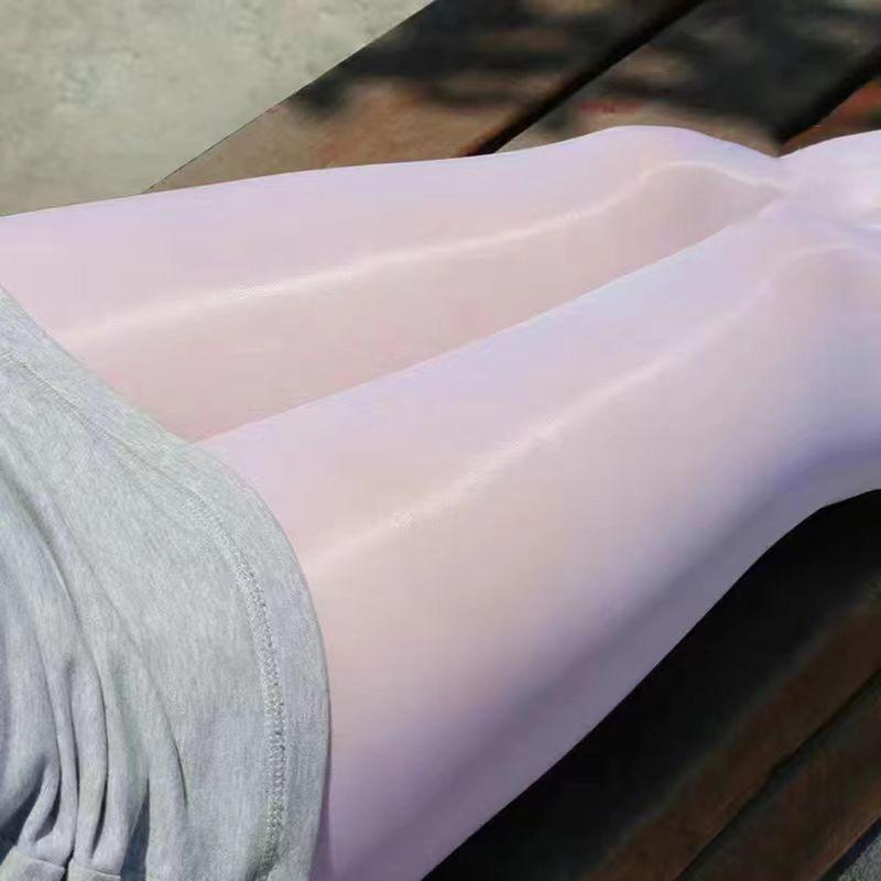 

Oily Shine Stockings Women Bright Borderless Ultra-Thin Silk Stockings Sexy Pantyhose