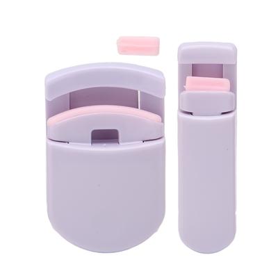 2Pcs Wide Angle Partial Eyelash Curler Cute Eyelash Curlers with Replacement Silicone Refill Pad
