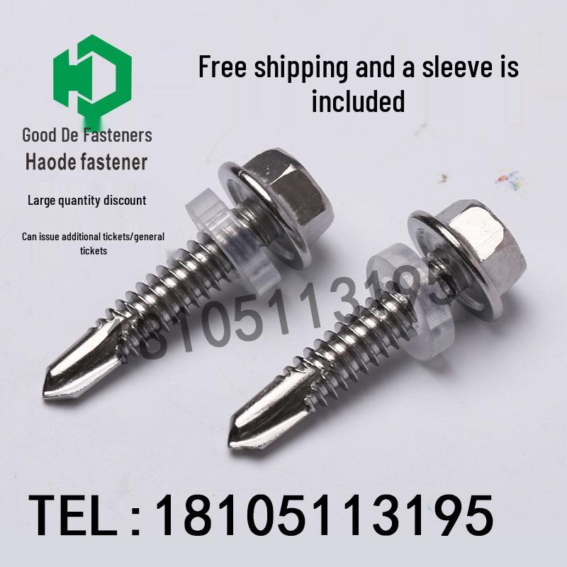 Hex Head Stainless Steel Swallow Tail Screw for Color Steel Tile (M5.5 6.3)