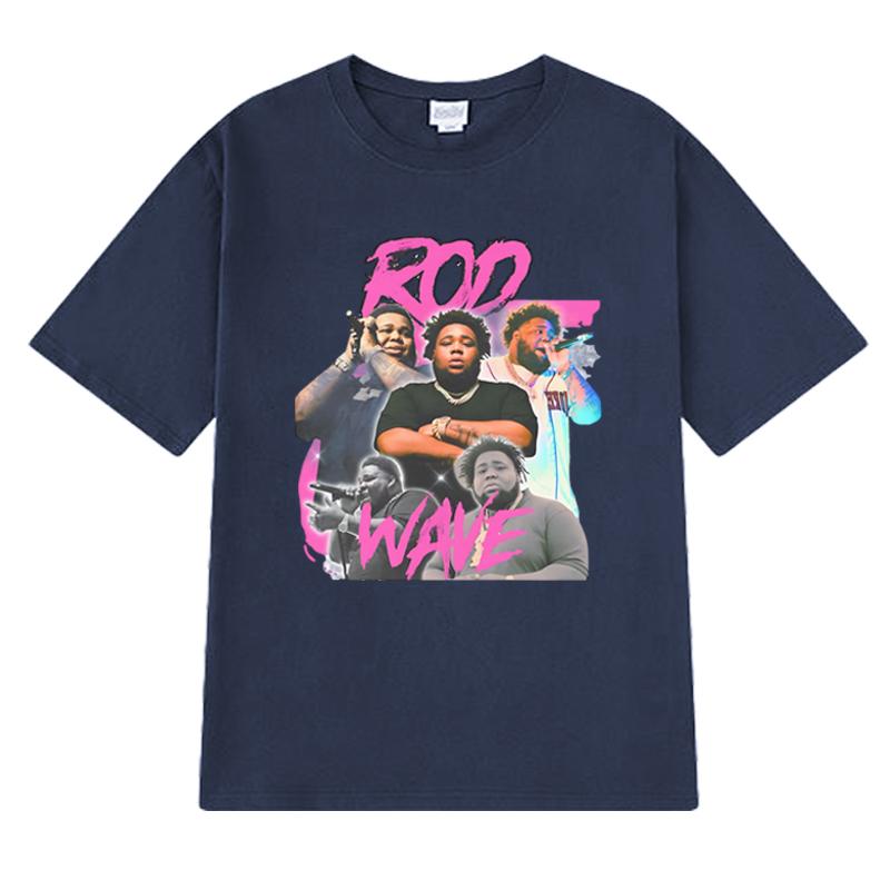 Hot Sale Rapper Rod Wave Graphic Oversized t-shirt 100% Cotton Men Women short sleeve O-Neck Tee shirt Unisex Summer vintage Top