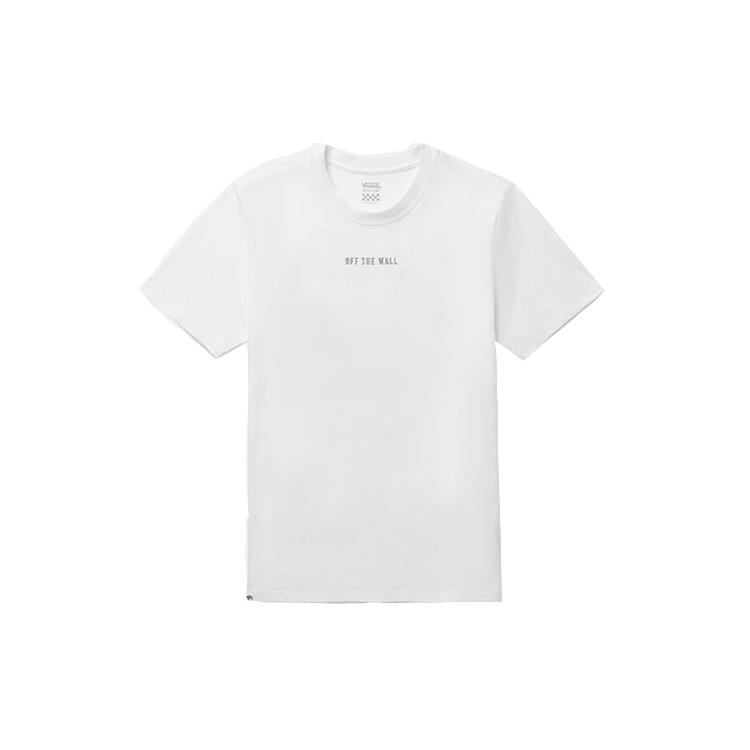 Vans Back Large logo Printing Athleisure Casual Sports Short Sleeve Couple Style White Men s VN0A48C1WHT XL