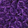50Pcs Handmade Soap Rose Flower Three Layer Rose Wreath Making Artificial Rose Flowers Realistic Floral DIY Flower Head
