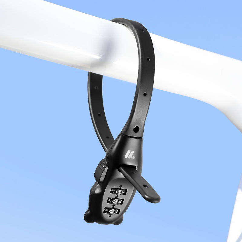 Bicycle Lock Portable Cable Zinc Alloy Lock Motorcycle Helmet Password Lock Safety Anti-Theft Adjustable Rope Lock