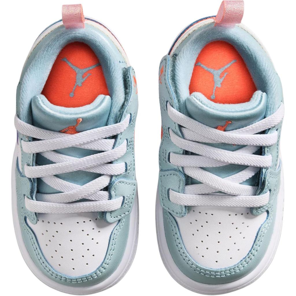 New Jordan 1 Low top Toddler Shoes Ocean Blue Infant And Toddler HV4307-400