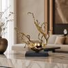 Sculptural Aluminum Candle Holder Versatile for Living Room