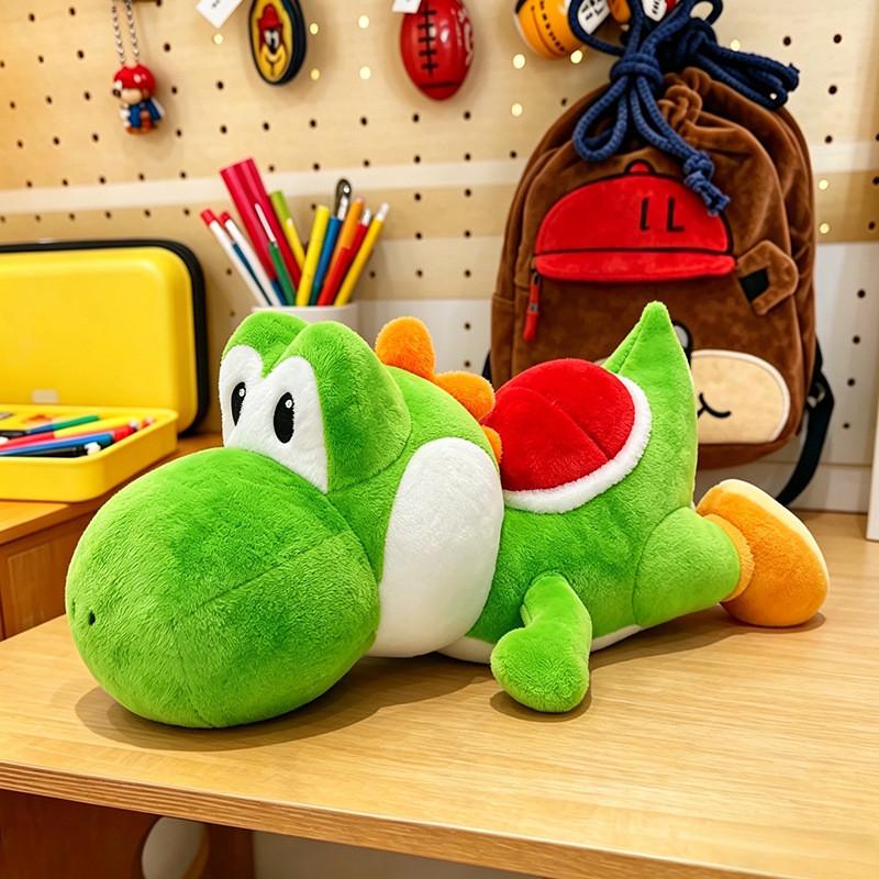 Plyšová hračka Yoshi Kreslený polštář Dětský měkký dinosaurus Dárek pro děti