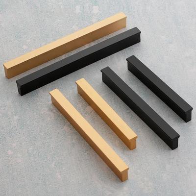 Modern Minimalist Kitchen Cabinet Handle American Style Lengthen T Shape Handle Shoe Wardrobe Drawer Pull Furniture Door Handle