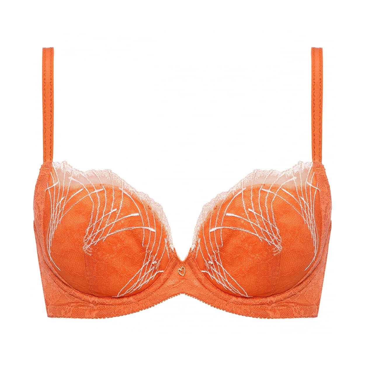 

AMOSTYLE Natural Slim Air M018 Size D65 Bra, Movement, (Orange),