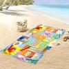 Sesame Street3 Print Beach Towel, Large Soft Quick Dry Towel for Beach Camping Swimming