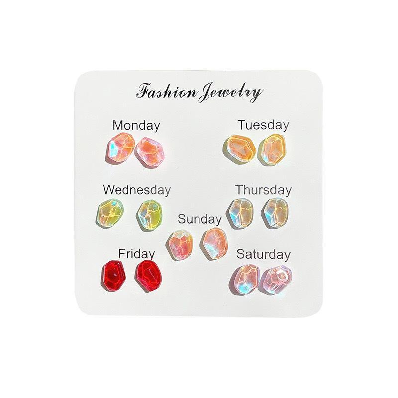 Trendy 2024 Colorful Butterfly Stone Earrings for Women - Sweet Summer Design