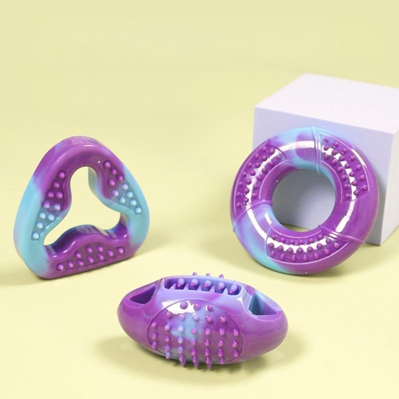 Mental Stimulation Ball for Dog Chew Resistant Design and Treat Dispensing Function Toy With Adjustable Treat Holes