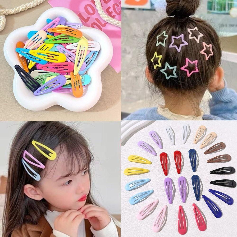 20/36Pcs Mini Bow Hair Clip Sweet Waterdrop Hair Clips New Bow Hairpin  Hair Accessories