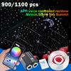 New 16W Car Starry Sky Light RGB Fiber Optic RGBW Ceiling Car Home Decor Interior Atmosphere Light Twinkle Starry Stream Light